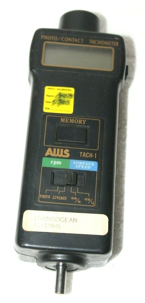 AWS TACH-1 Photo/Contact Tachometer