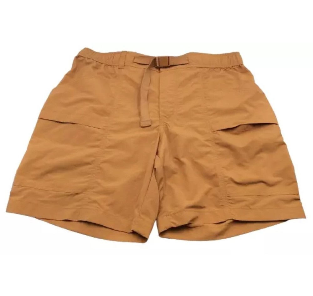 Eddie Bauer Men's Ripstop Tech Pull On Short Size XL Brown Sugar