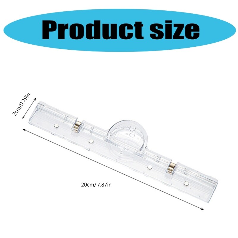 Long Paper Clamp File Clip Strong Magnet Document Holder Clip