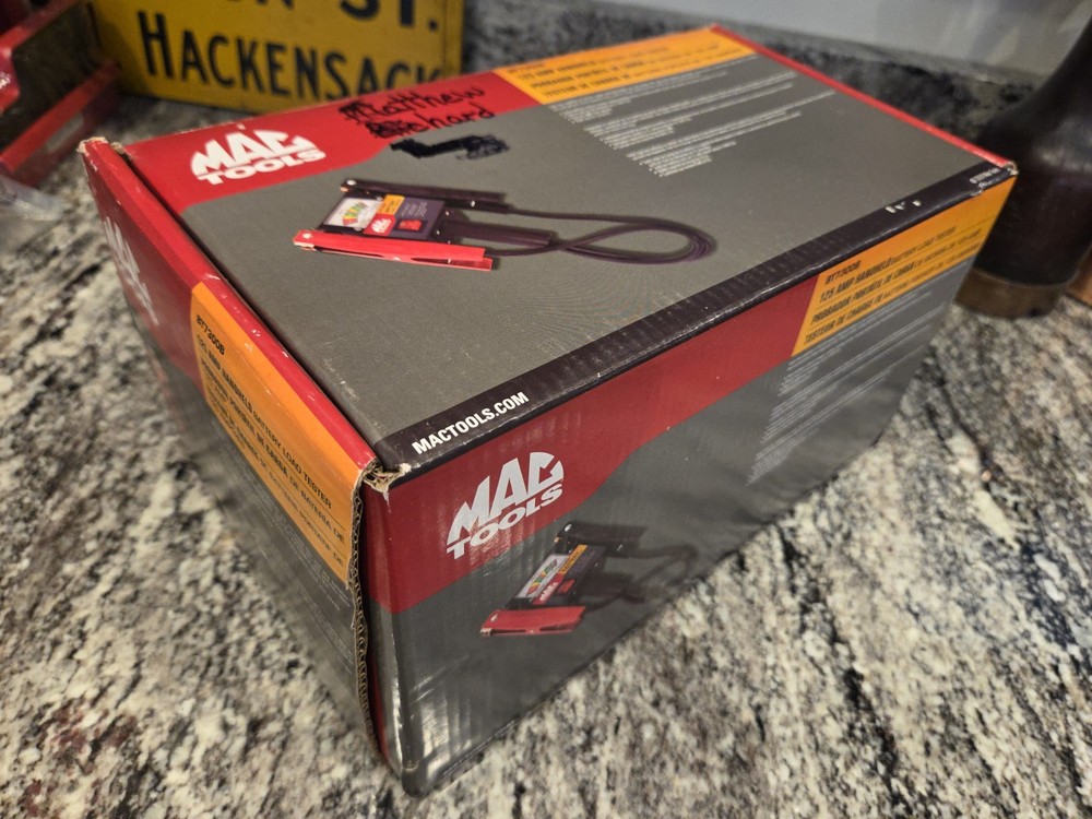 Mac Tools 125-Amp Heavy-Duty Battery Load Tester In Box