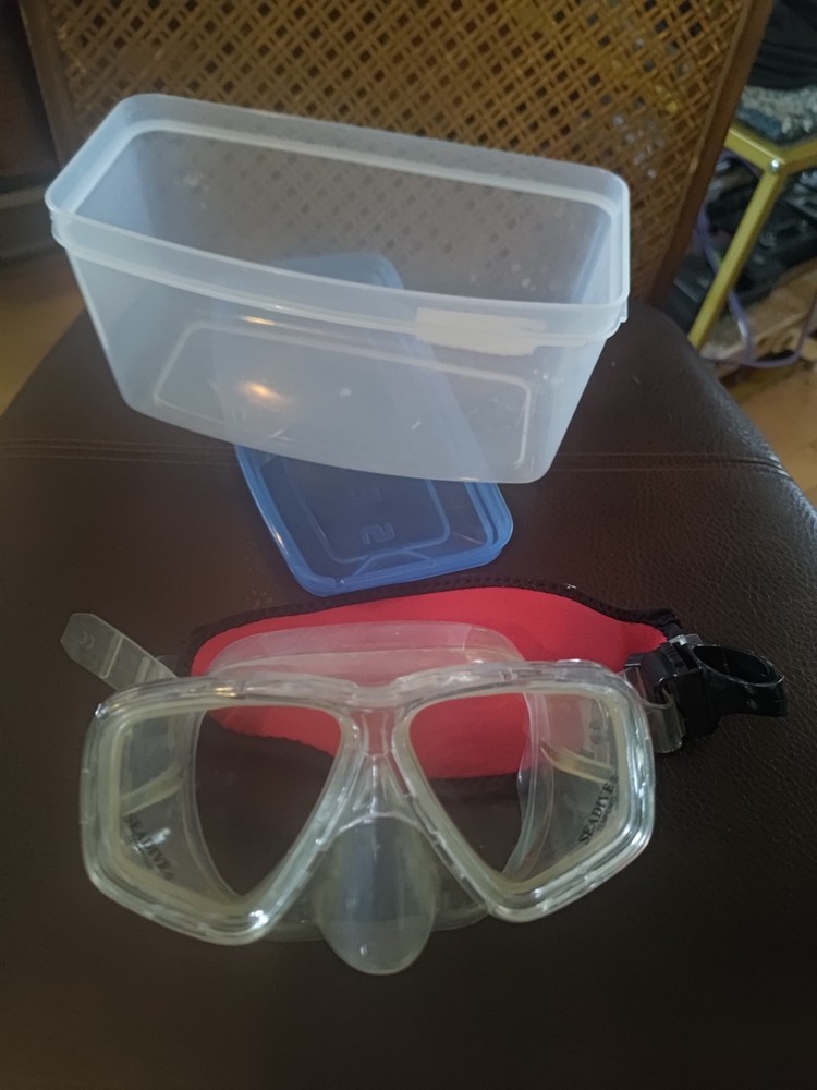 SeaDive SeaKing - Goggle / Mask, Clear, scuba dive snorkel, great condition