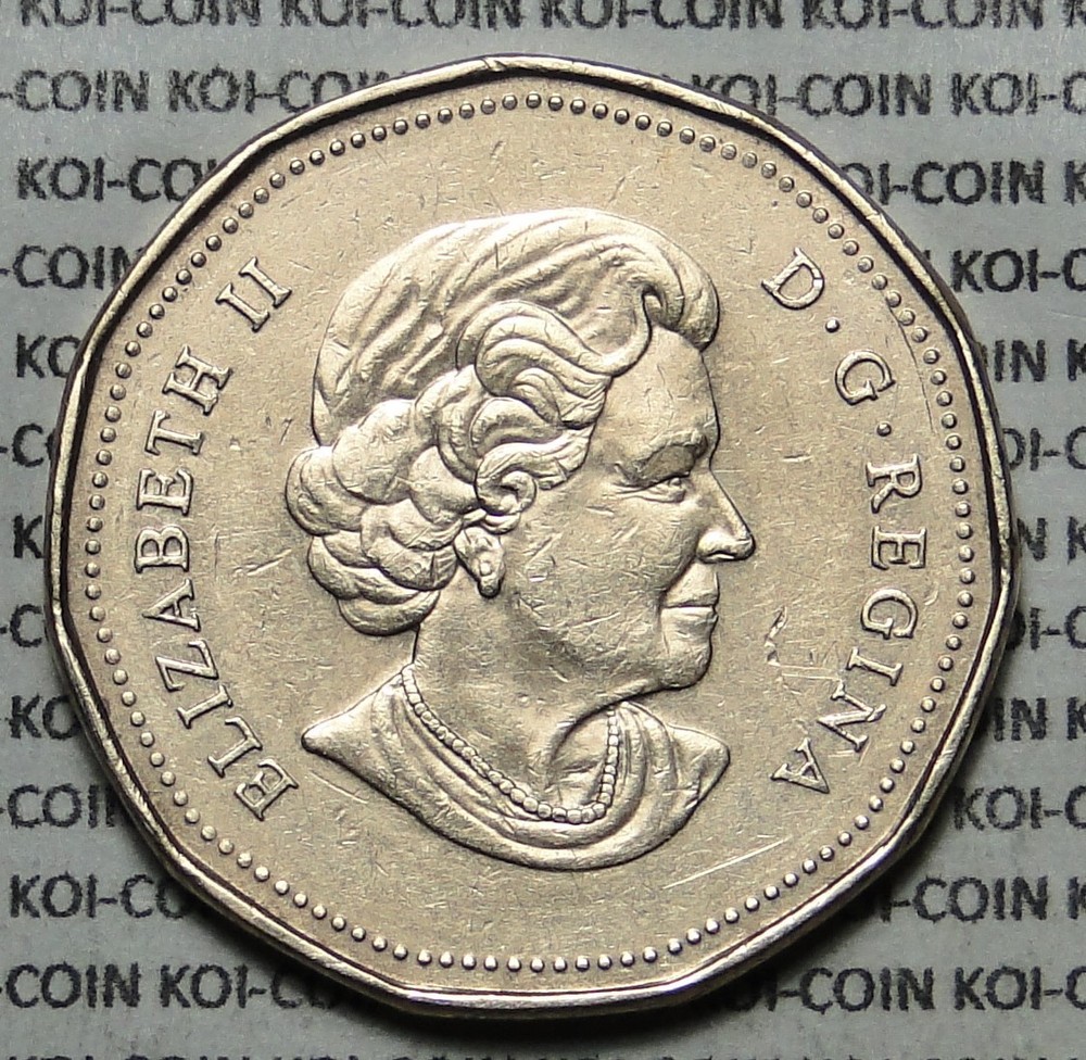 Canada 2003 $1 dollar regular loonie coin circulated