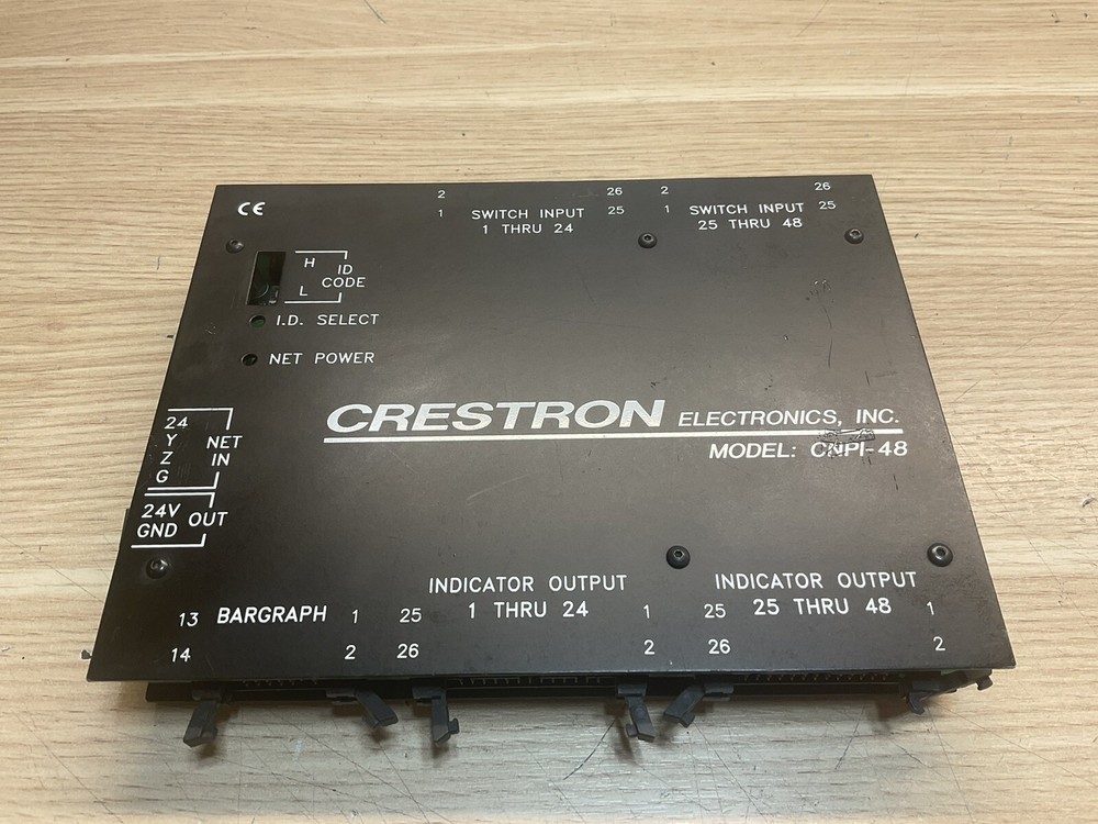 Crestron CNPI-48L 48-Button control panel interfaces/PREOWNED /JUA1096