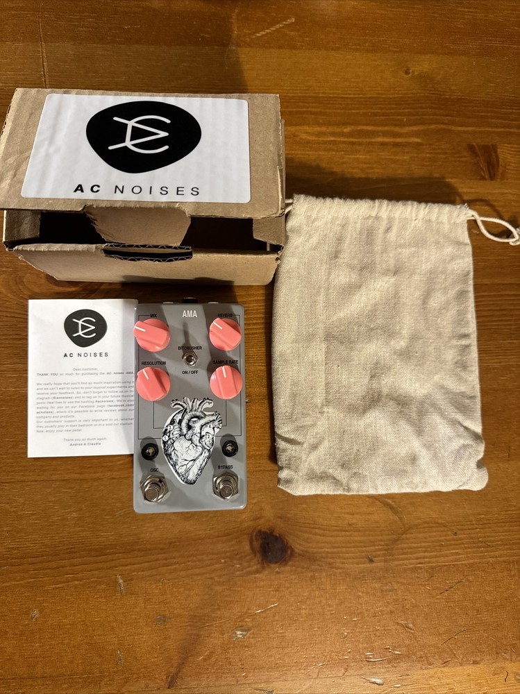 AC NOISES AMA REVERB+BITCRUSHER PEDAL