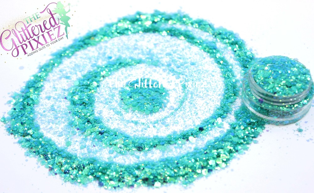 Mermaids Fin chunky glitter mix
