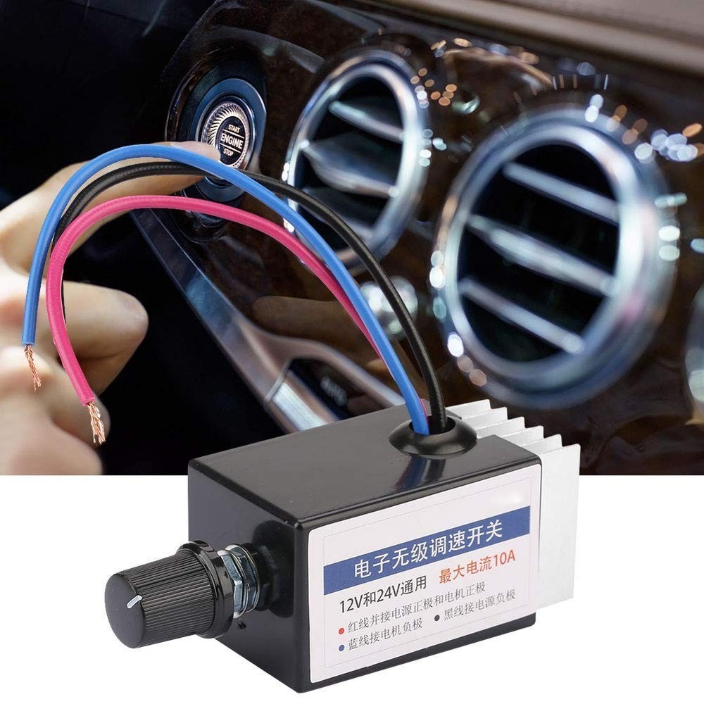 Universal 12v/24v DC Rheostat Marine, Motor Speed Controller for...