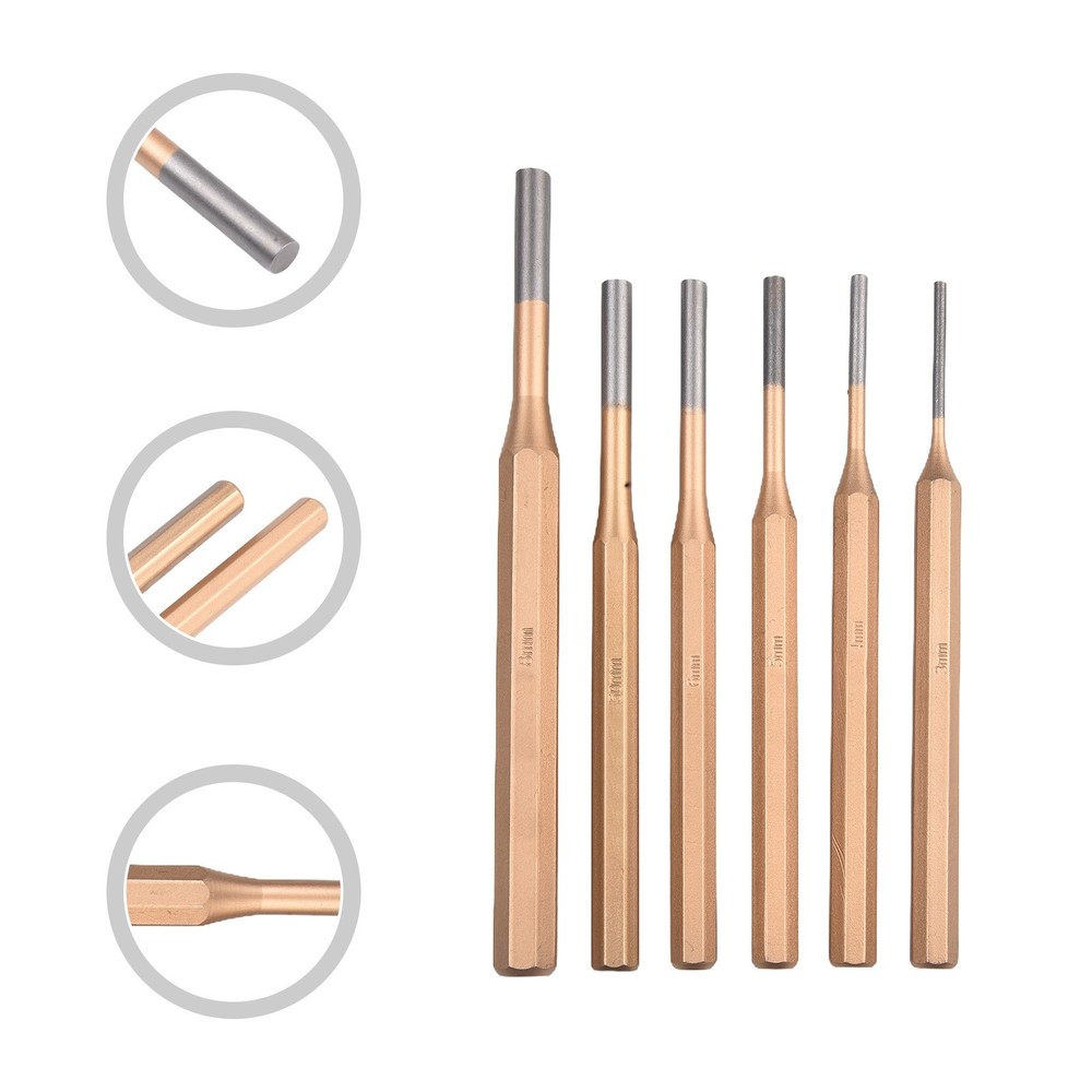 Professional Grade Cylindrical Chisel Set for Accurate Puncturing 38mm
