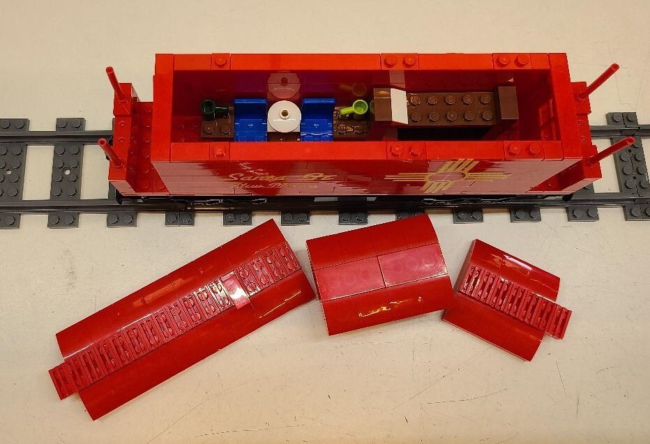 Custom Train Santa Fe 02 Caboose -Please Read Item Description-