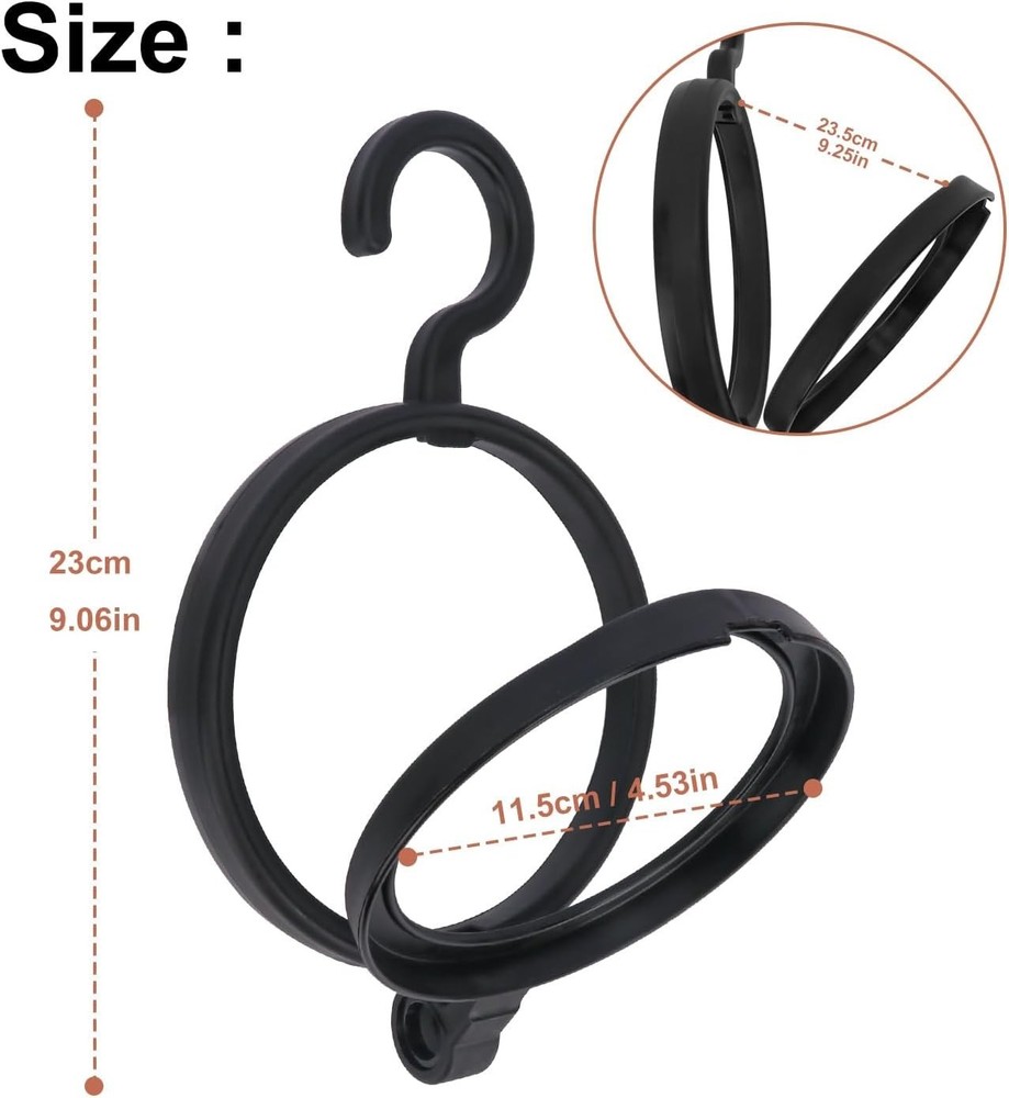 20-Pack Wig Hanger & Storage Solution, Versatile Stand for Multiple Wig Organ...
