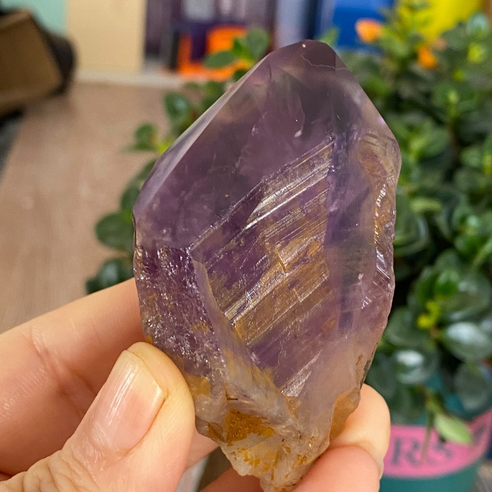 100g Natural Amethyst geode quartz clustercrystal specimen Healing