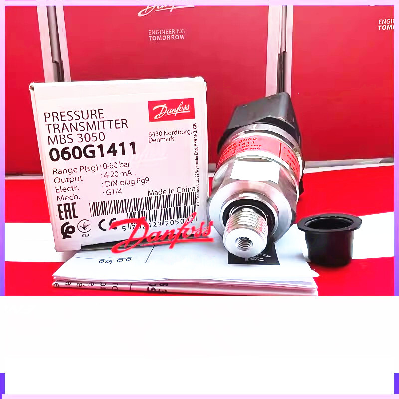 1pcs Danfoss Pressure Transmitter Sensor MBS3050 060G1411 0-60bar
