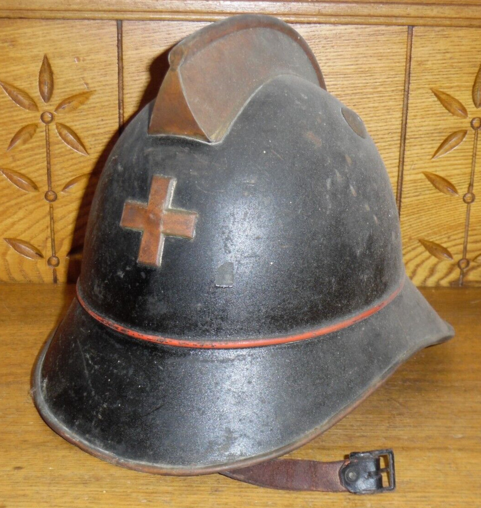 Vintage Swiss Fireman's Helmet #3