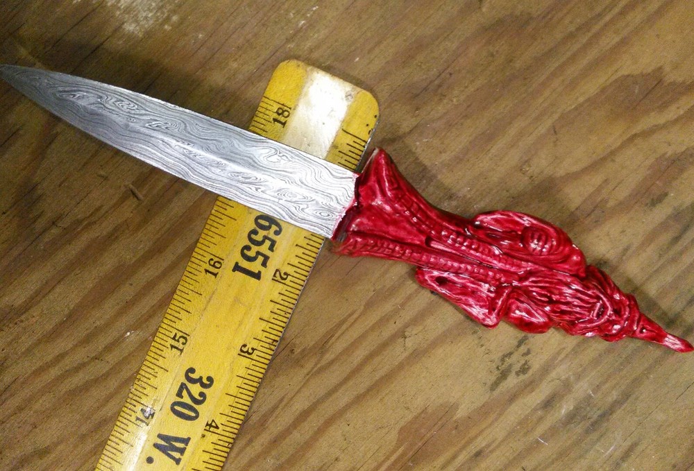 💀 WIZARDS DAGGER - DAMASCUS BLADE 💀
