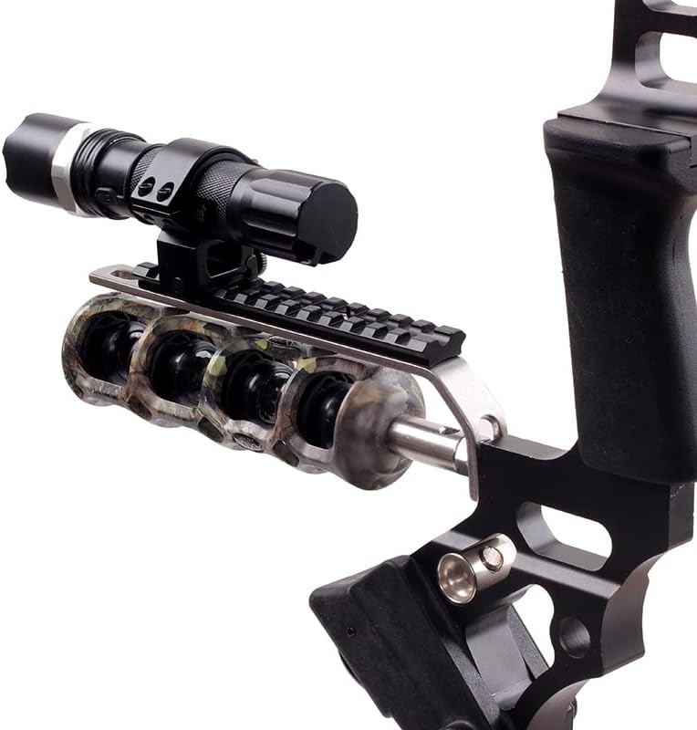 SOPOGER Archery Flashlight Mount Stabilizer - Compound Bow Accessories Light...