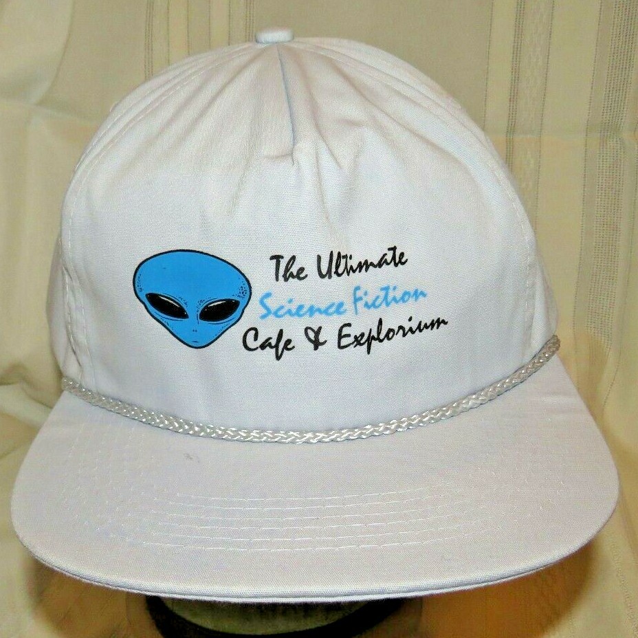The Ultimate Science Fiction Cafe & Explorium Cap/Hat Snap Back Light Grey