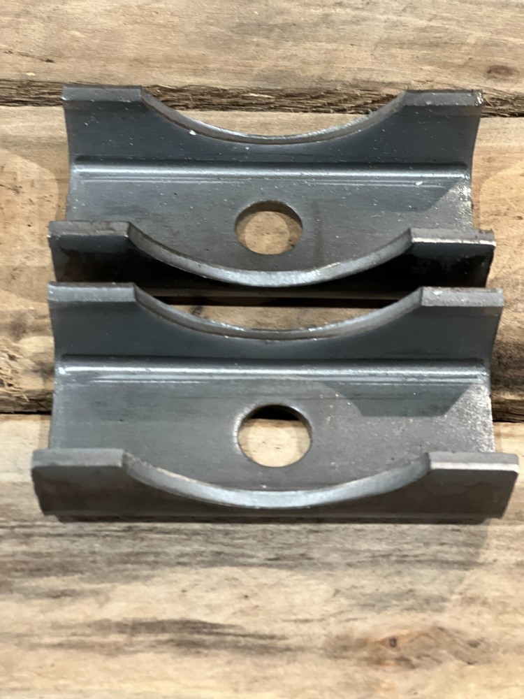 (2) Trailer axle spring perch seat for 3" Tube 5-7K Round axel tube mount