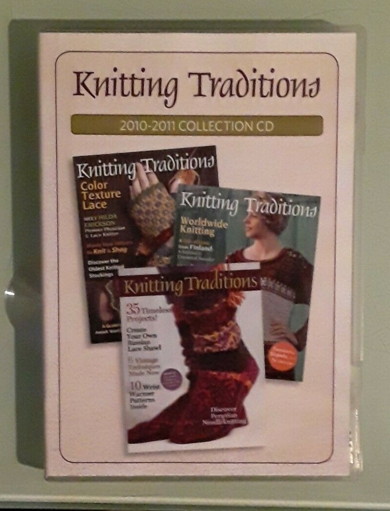 KNITTING TRADITIONS 2010 - 2011  COLLECTION  CD ROM   computer required
