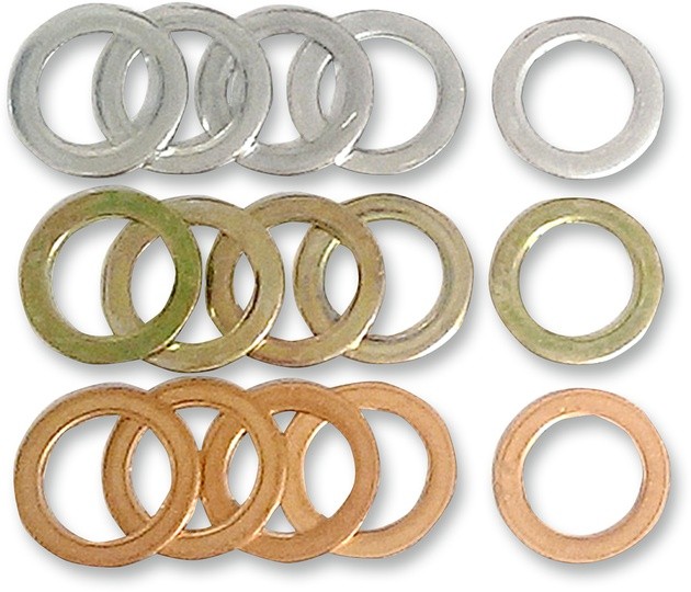Cycle Performance Spark Plug Indexing Washers for 12mm Plugs