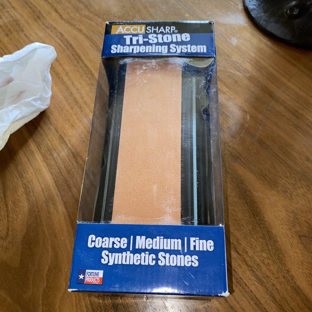 AccuSharp Rotating 3-Stone Diamond Ceramic Knife Sharpening System 064C