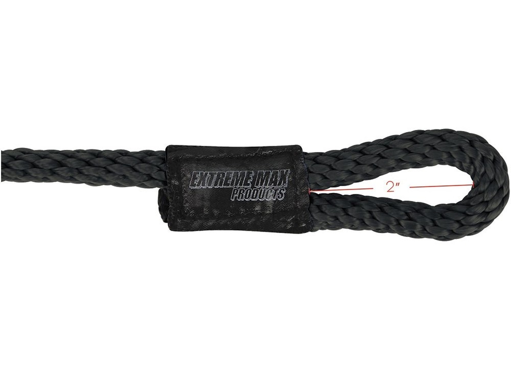 Extreme Max 3006.3005 BoatTector Solid Braid MFP Dock Line 4-Pack 1/2"x20' Black