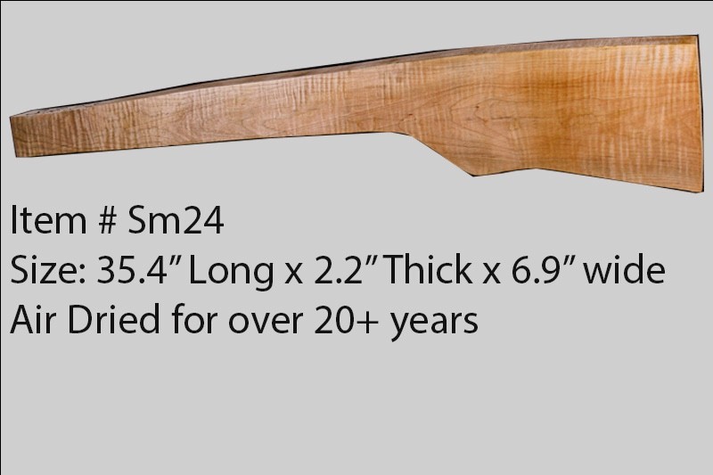 Sugar Maple rifle blank sm24