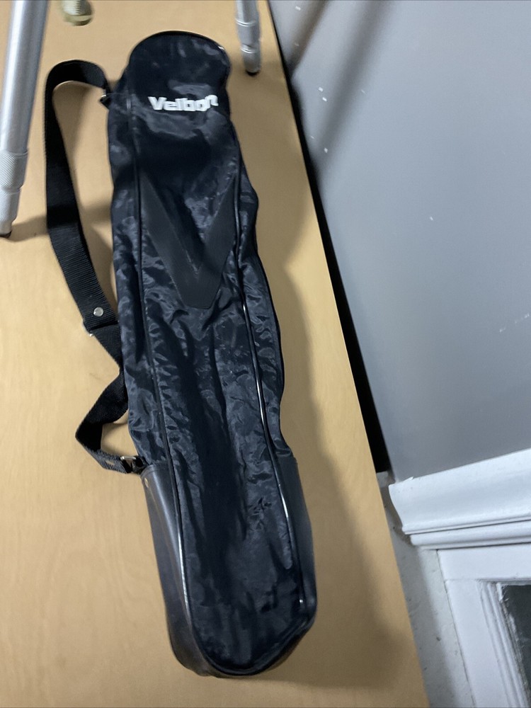 Nice! SLICK MASTER DELUXE Professional Tripod Adjustable Heavy-Duty with Case