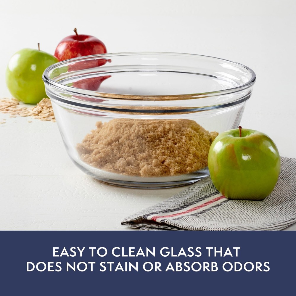 Glass Mixing Bowl, 1-Quart