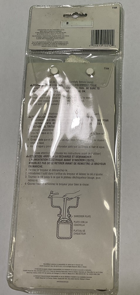 2005 New BRASSCRAFTGarbage Disposal Wrench T164