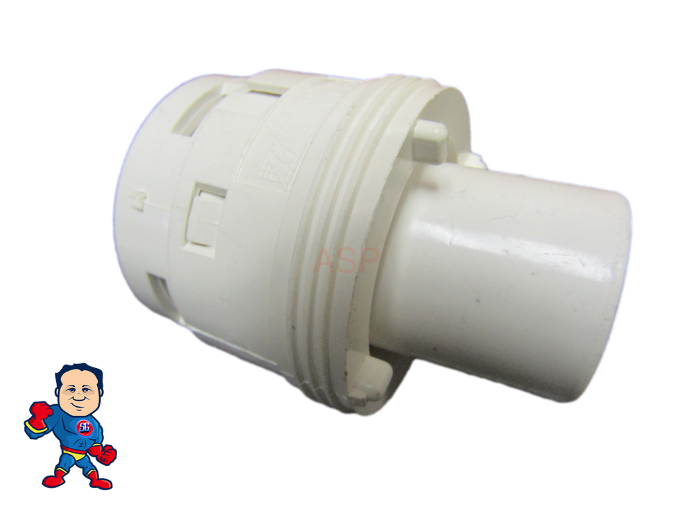 Nozzle, Waterway Poly Jet Caged Style, Directional, White