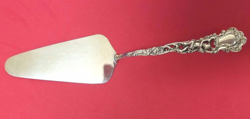 800 Silver Pastry or Pie Server with Cupid (#3258)