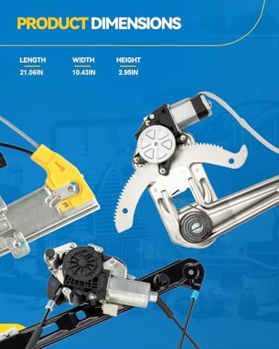 751-046 Power Window Regulator Front Left Side for TL 2004-2008
