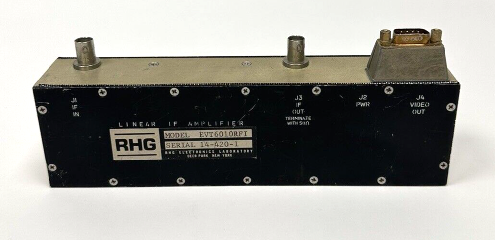 RHG Electronics Laboratory EVT6010RFI Linear IF Amplifier