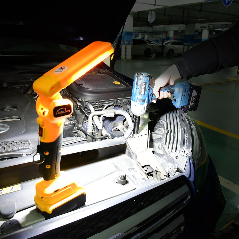 30W 2500LM Cordless LED Flashlight Work Light Powered for DeWalt 20V MAX Battery