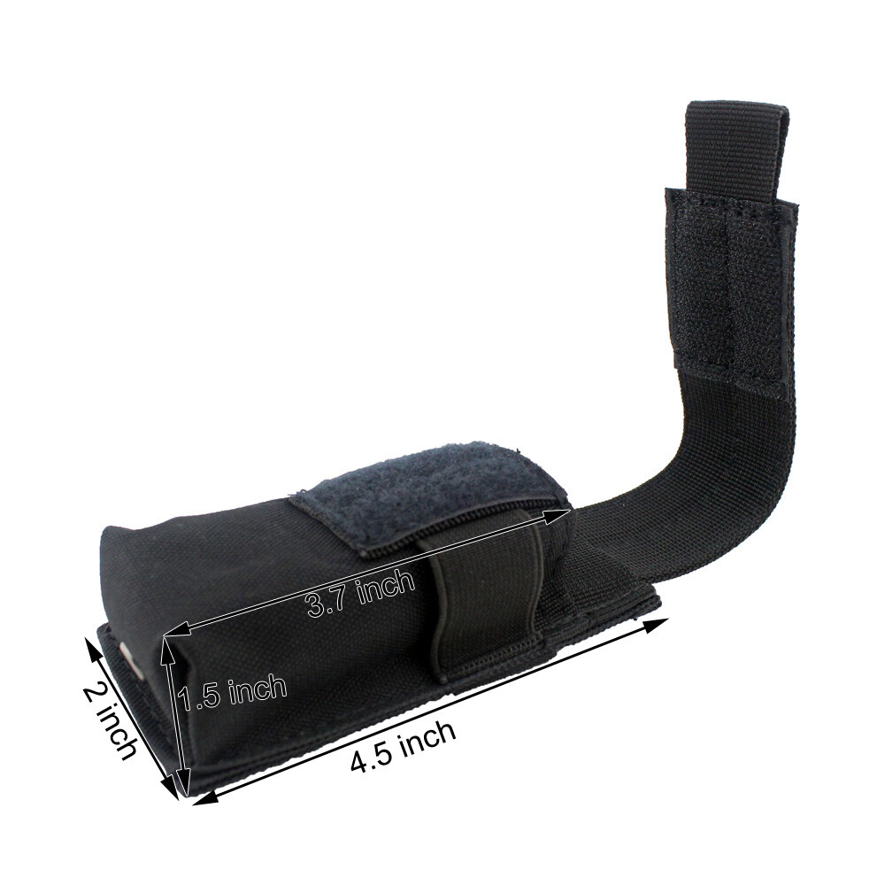 Tactical Flashlight Pouch Holster Holder MOLLE Utility Tools Pouch Adjustable