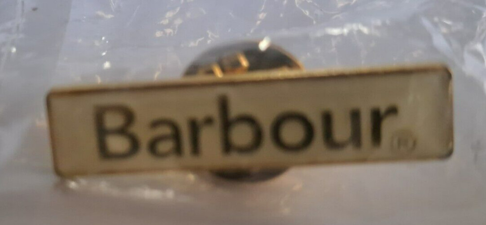 BARBOUR - PIN BADGES. 3 Different Styles. New.