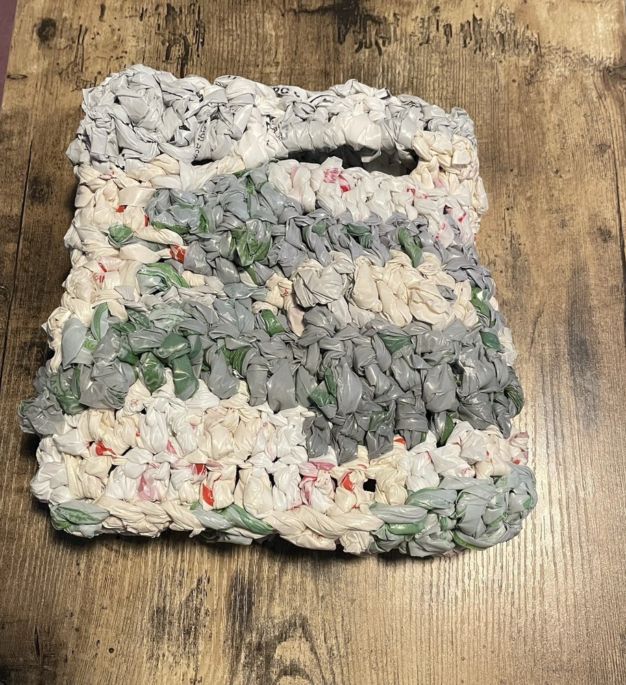Handmade Crochet Plarn Bag