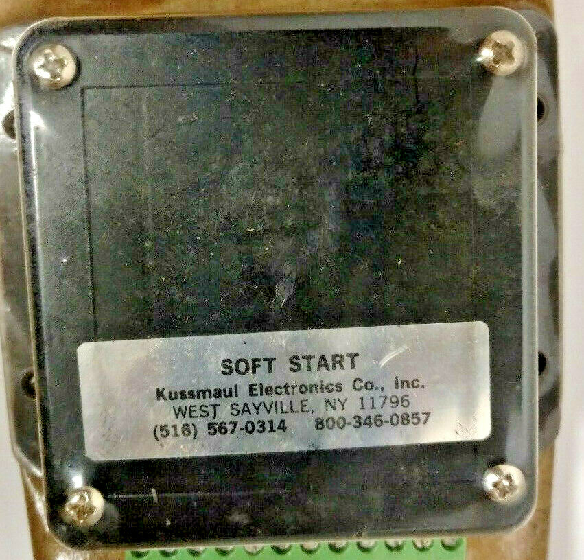 NOS Kussmaul Start UP & SHUT DOWN Solid-State Controller Model# 091-27
