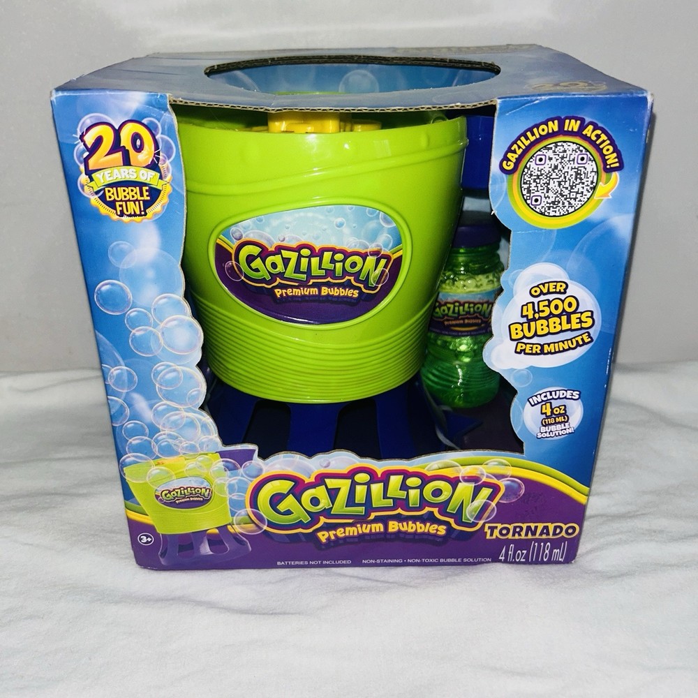 Gazillion Bubbles Tornado Machine Bubble Blaster Ultimate Blower Kids