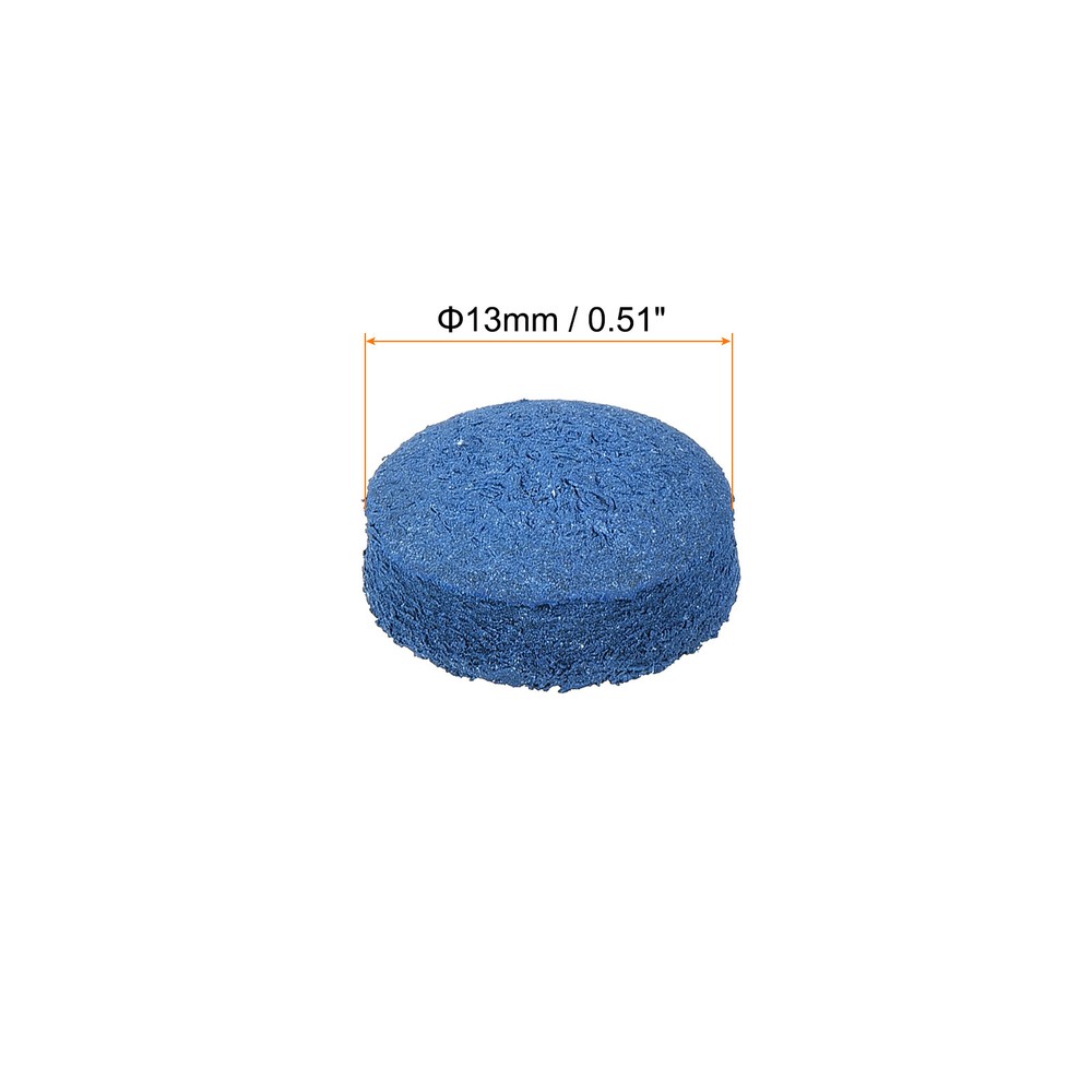 5Pcs 13mm Dia Billiard Pool Cue Tips Snooker Pool Stick Replacement Tips, Blue
