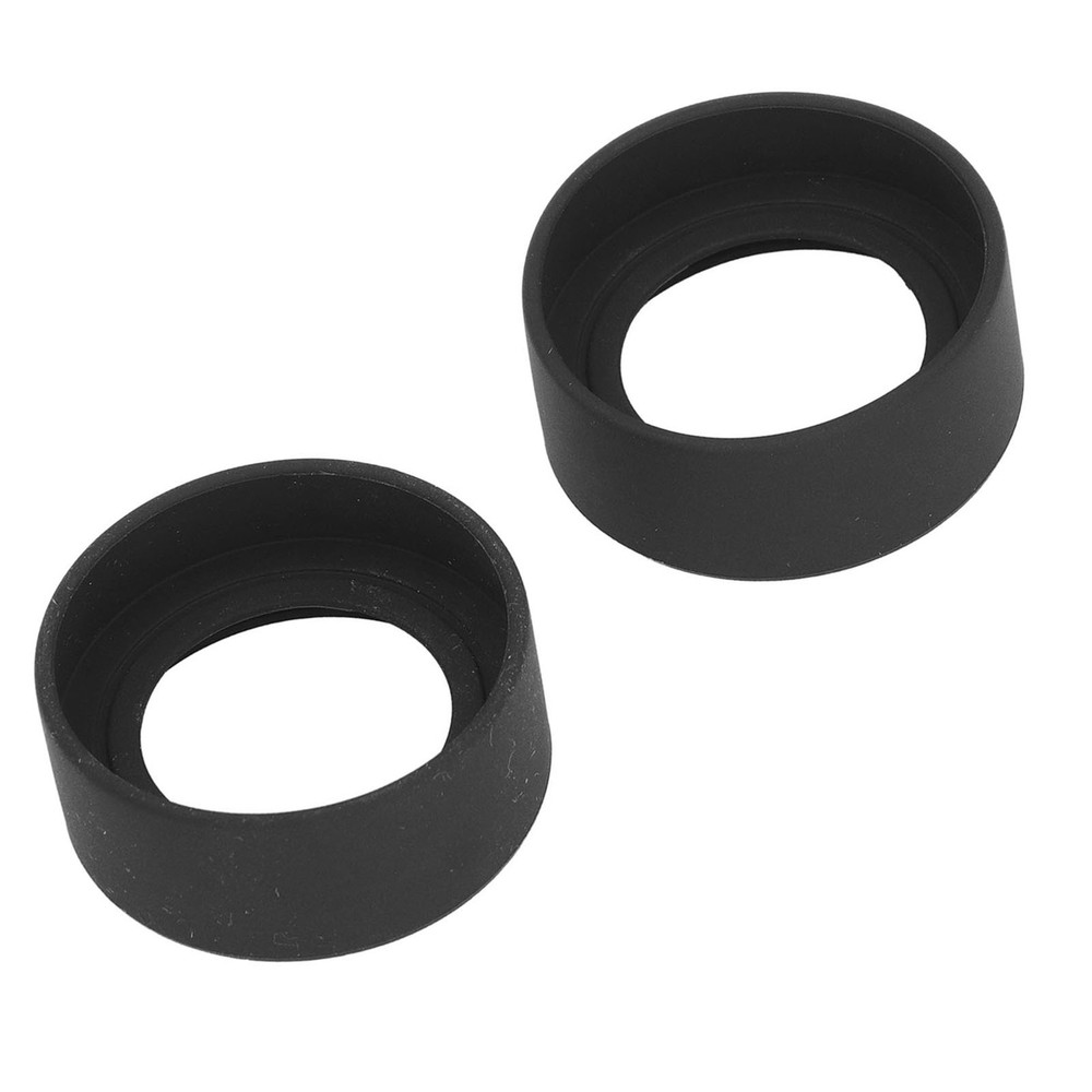 2-2 Pcs Microscope Eyepiece Eye Cup 41mm Diameter Flat Angle Rubber Eyepiece