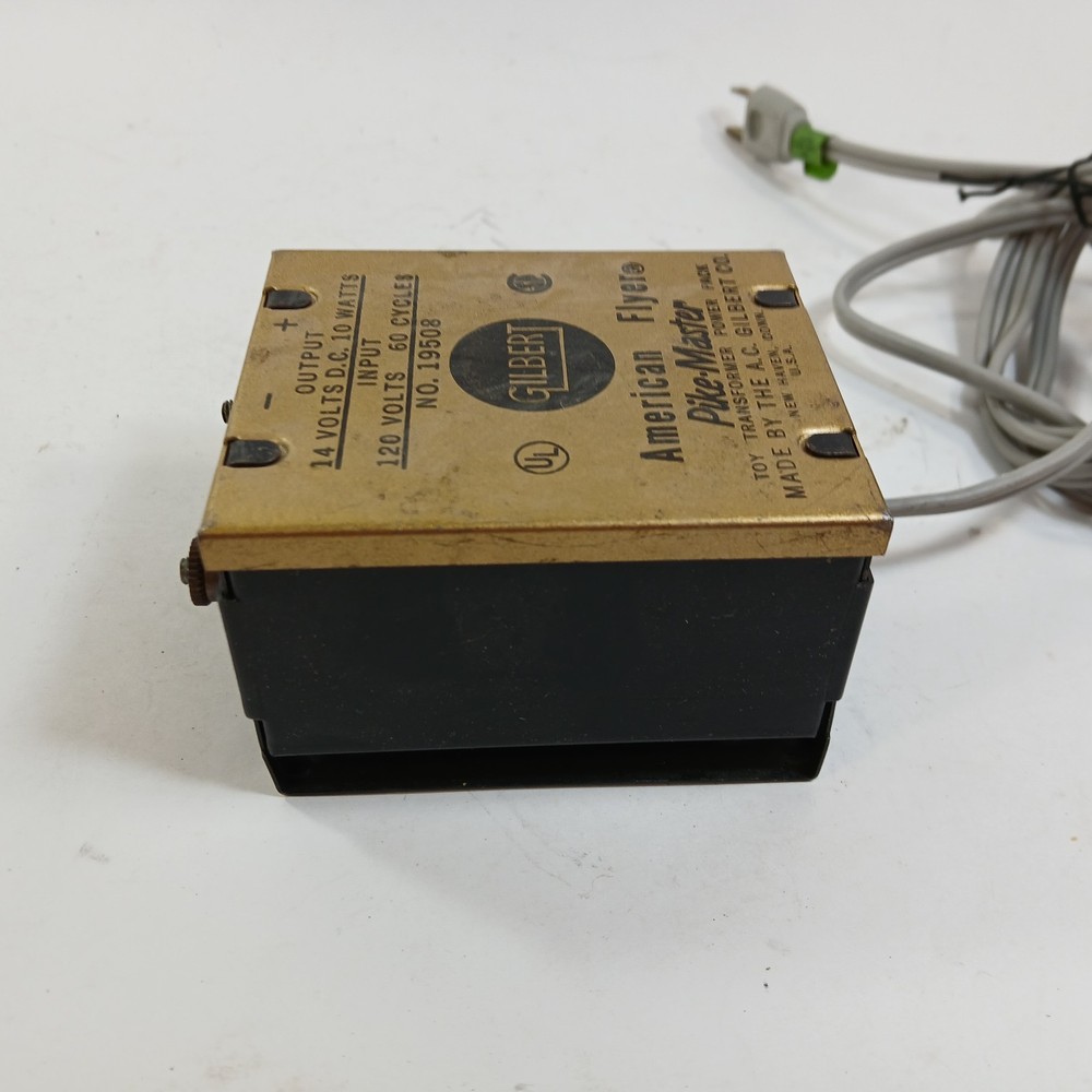 Gilbert American Flyer Pike Master Train DC Power Pack Transformer