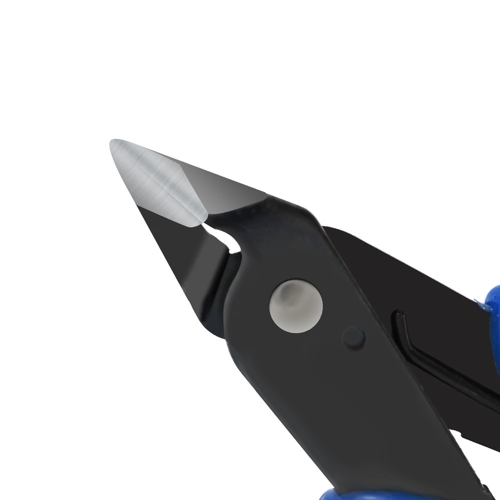 5x Micro Flush Cutter, 2 Pack Small Wire Cutters Spring Loaded Cutting Plier