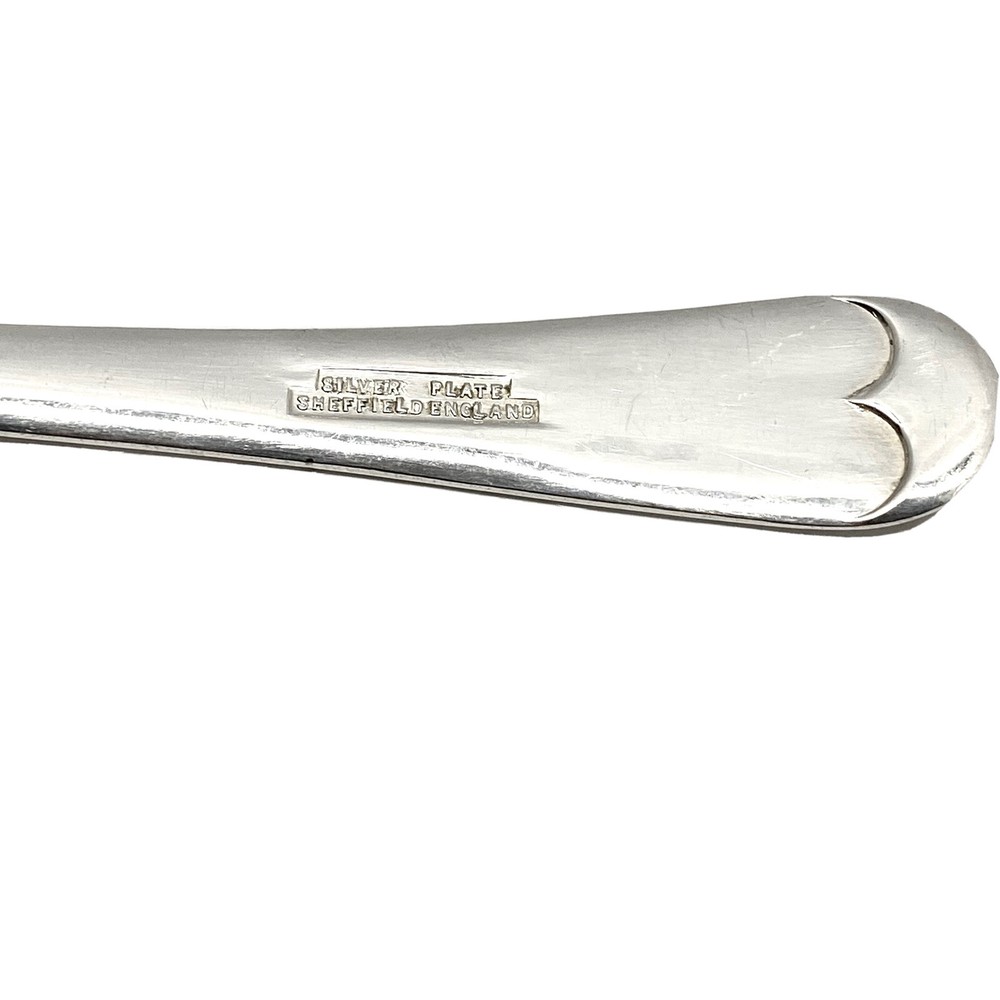 Sheffield England Silverplate Serving Salad Set, Spoon & Fork 9 1/2" Flatware