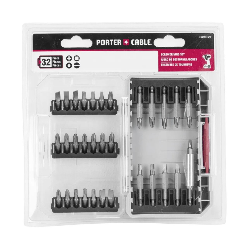 PORTER-CABLE PCAST32SET 32 pc. Screw Driving Set
