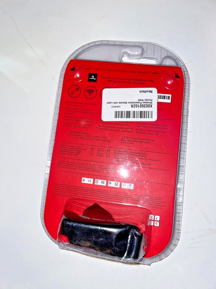 R400 Wireless Office Presentation Remote Clicker with Laser Pointer