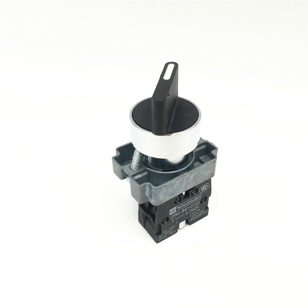 5pcs 2 Position 1 NO Latching Rotary Switch Maintained XB2 BD21 Selector Switch