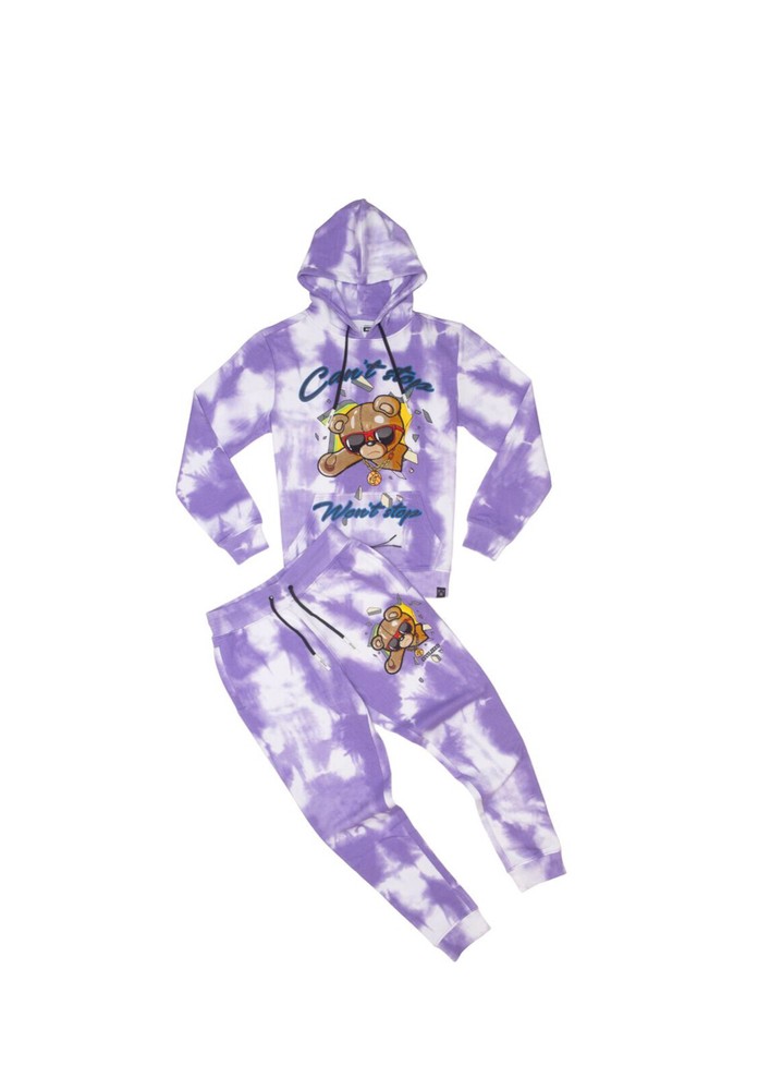 Civilized “Can’t Stop Won’t Stop” Jogger Set (Lavender)