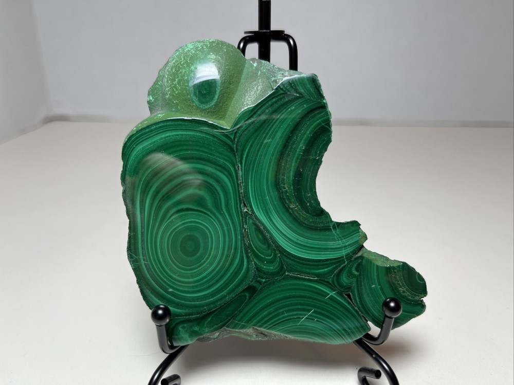 Malachite Slab With Stand