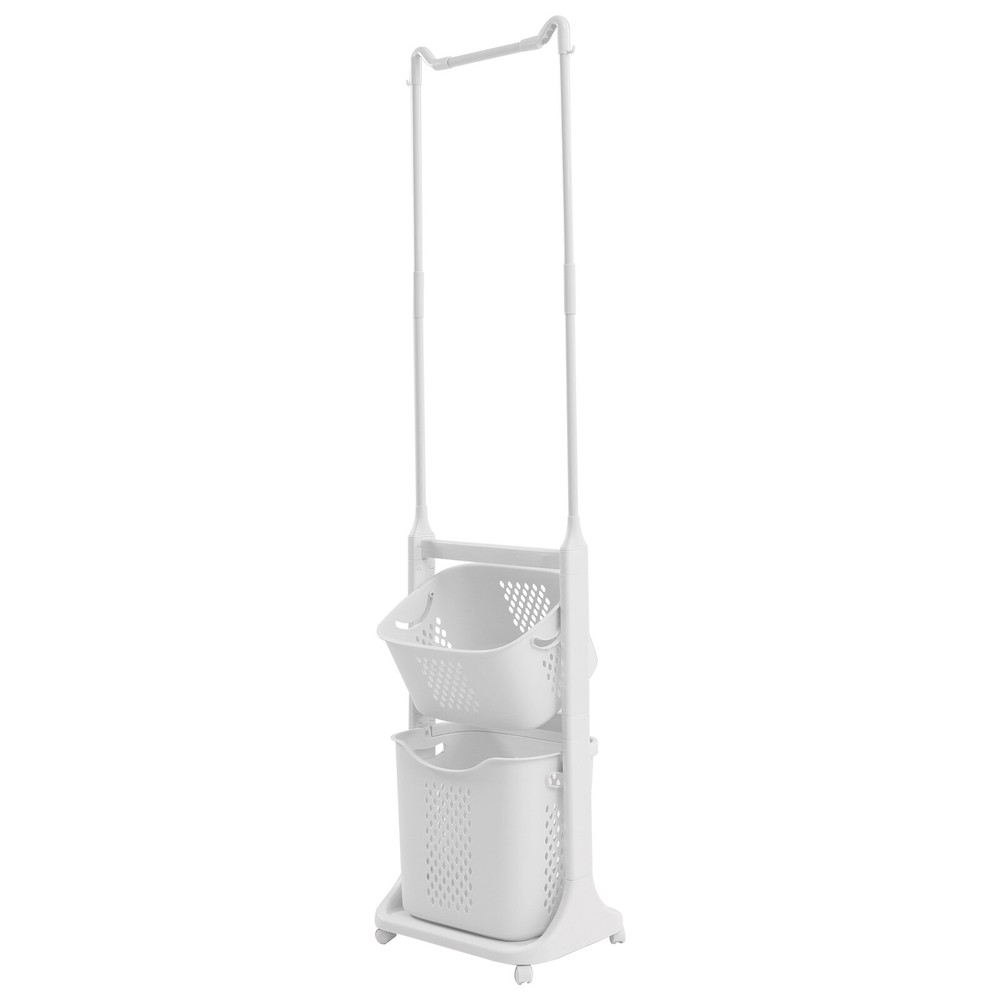 Laundry Basket Bathroom Multi-layer Clothes Storage Household Storage Shelf