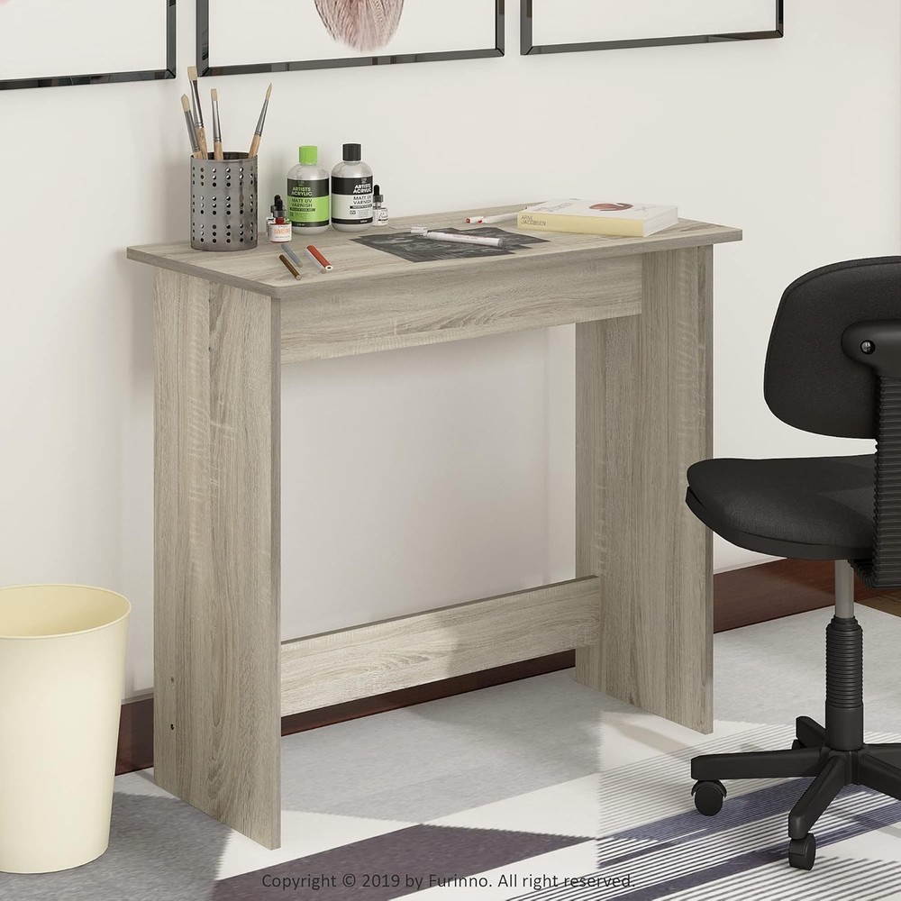14035OK Simplistic Study Table Sonoma Oak